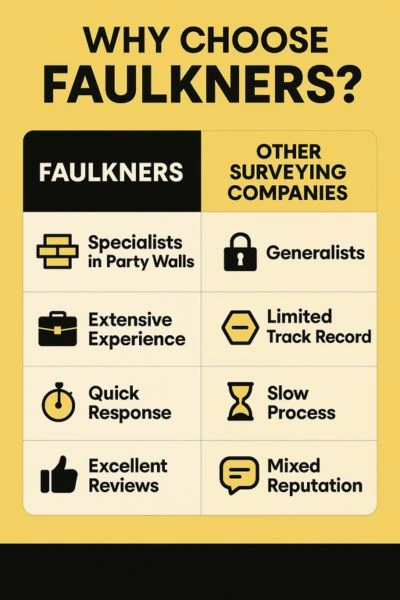 Can I Alter The Party Wall Surveyor? - A Crucial Guide From Faulkner Surveyors 4 Party Wall Mediation {bane} Faulkner Surveyors Reigate Best Surveyor Near me Reigate